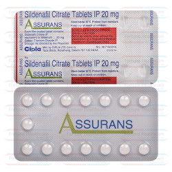 Assurans 20mg Tablets (Sildenafil Citrate)